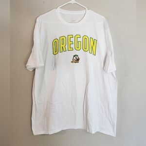 Fanatics White Oregon Ducks T Shirt Size 2XL (Runs Small- Check Measurements)